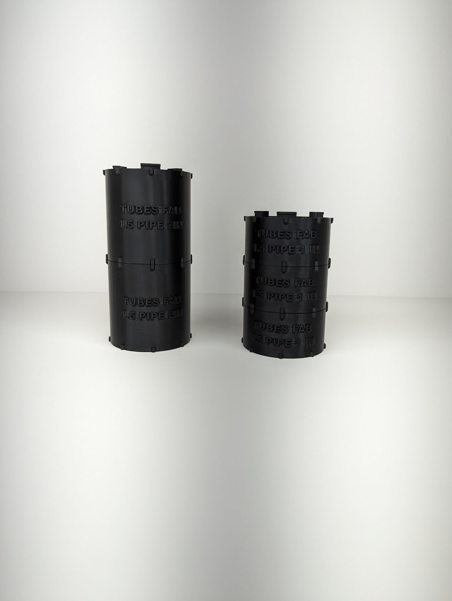 1.5" Pipe Snap Together Fabrication Mock Up Fittings